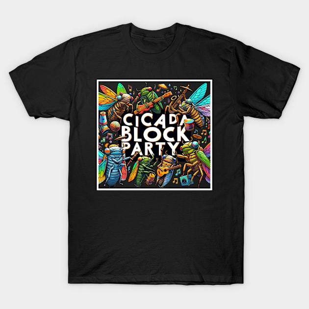 Cicada Block Party Cicada Summer T-Shirt by creative